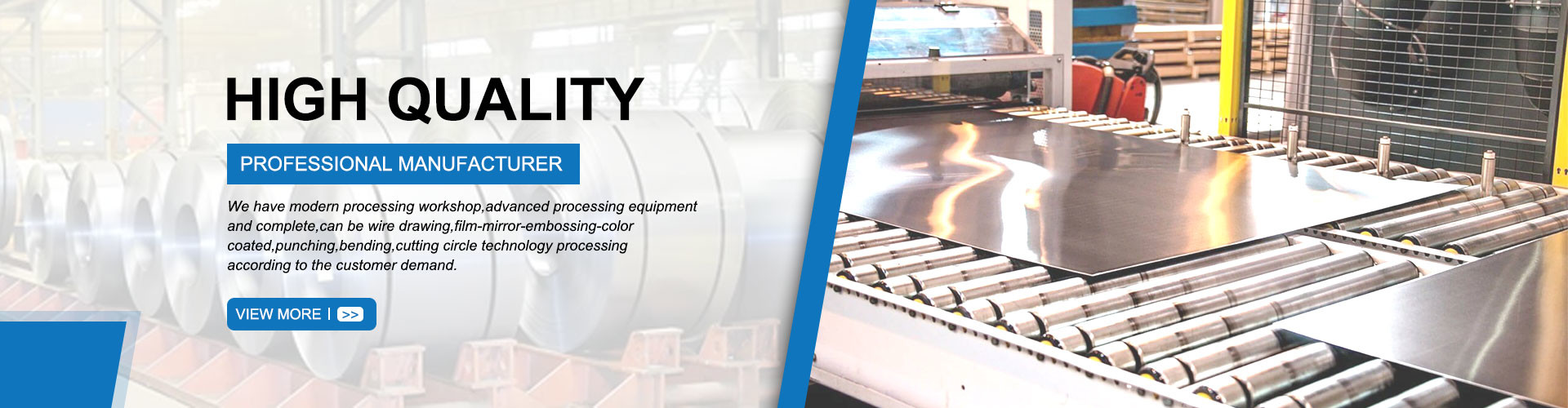 qualité Plaque d'acier inoxydable laminée à froid usine